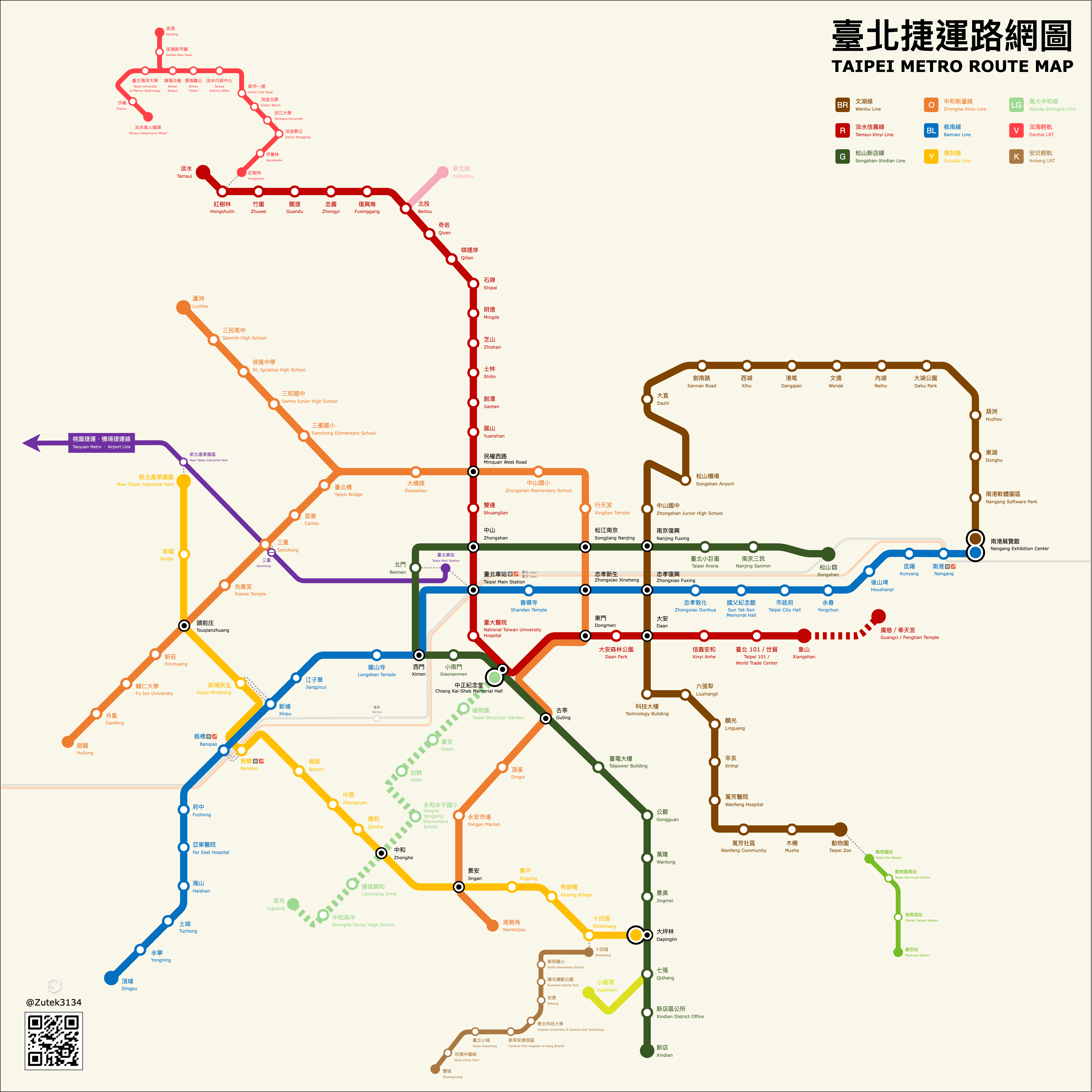 Taipei route map (old)